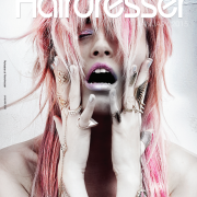 Professional Hairdresser Magazine front cover and inside takeover