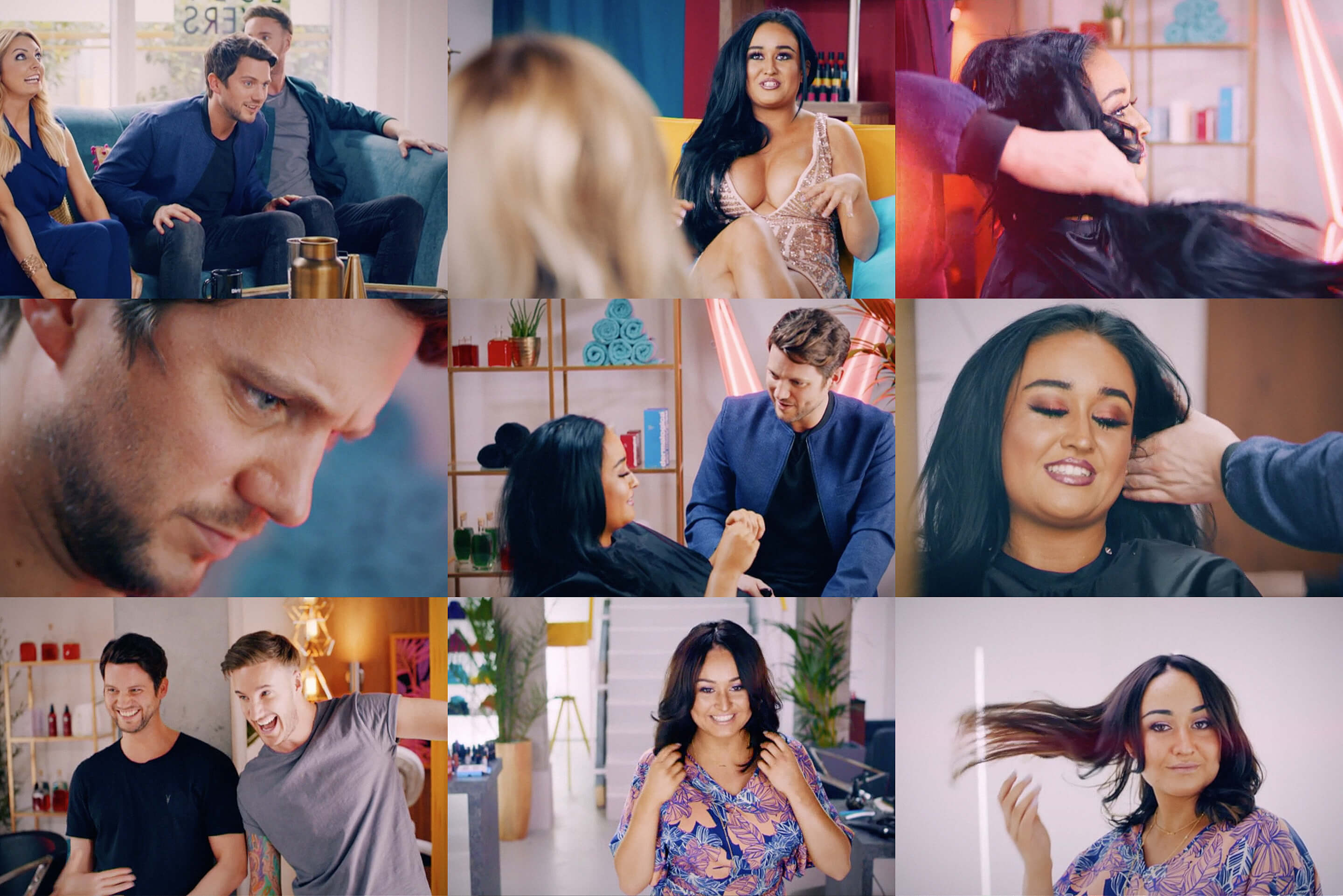 Daniel Granger in E4's Body Fixers creates an array of colourful hair.